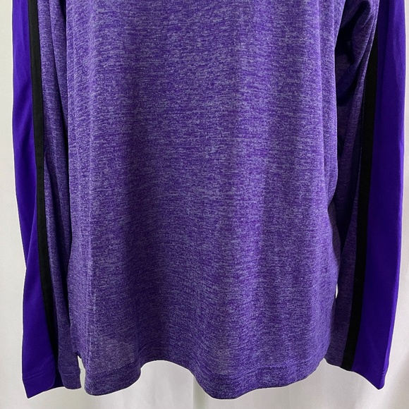 New Under Armour Graphic Print Loose Fit Hooded Top Tech Twist Purple Sz Medium - Picture 3 of 16